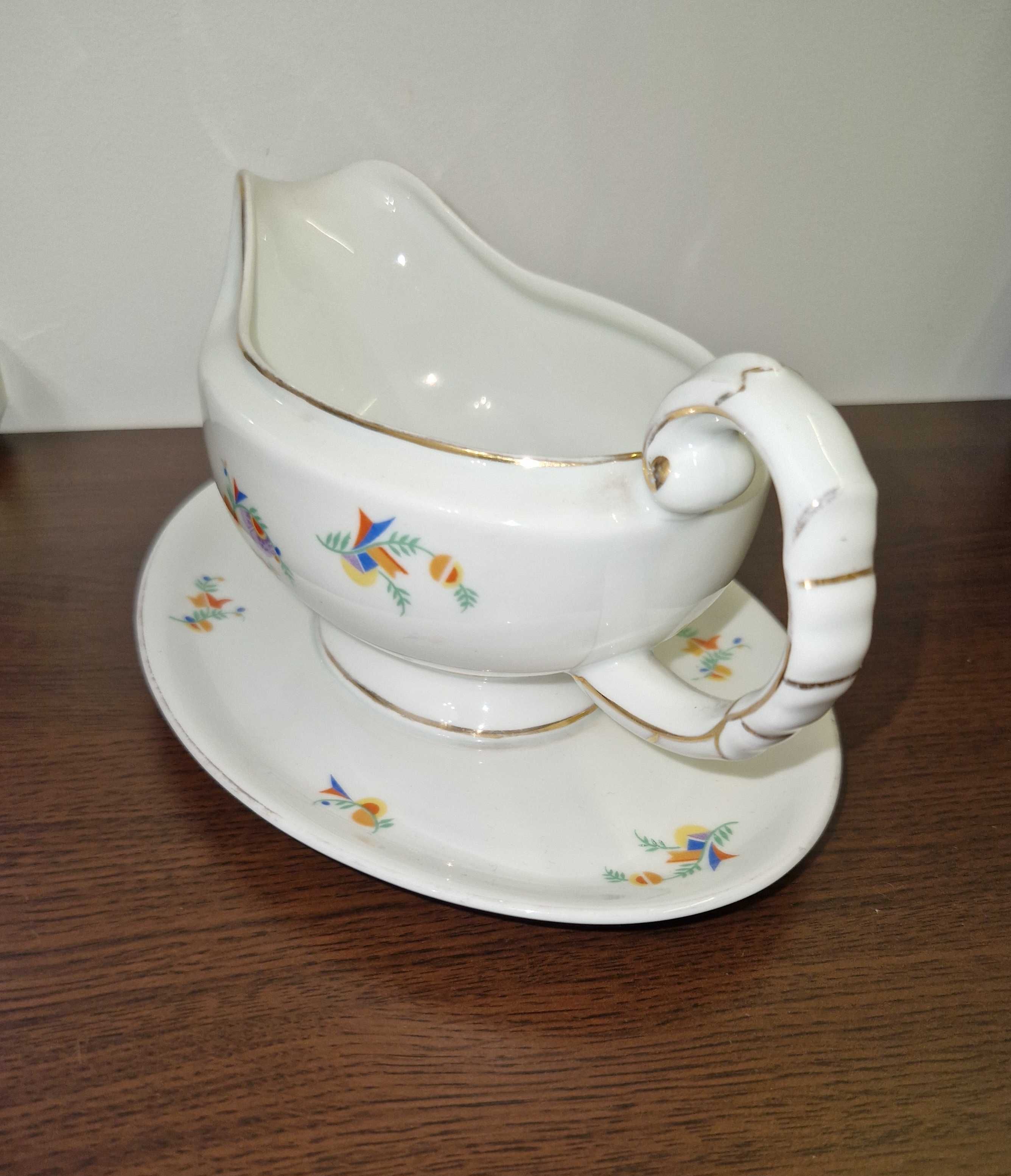 Thomas porcelana sosjerka Art Deco kwiaty Bavaria Rosenthal
