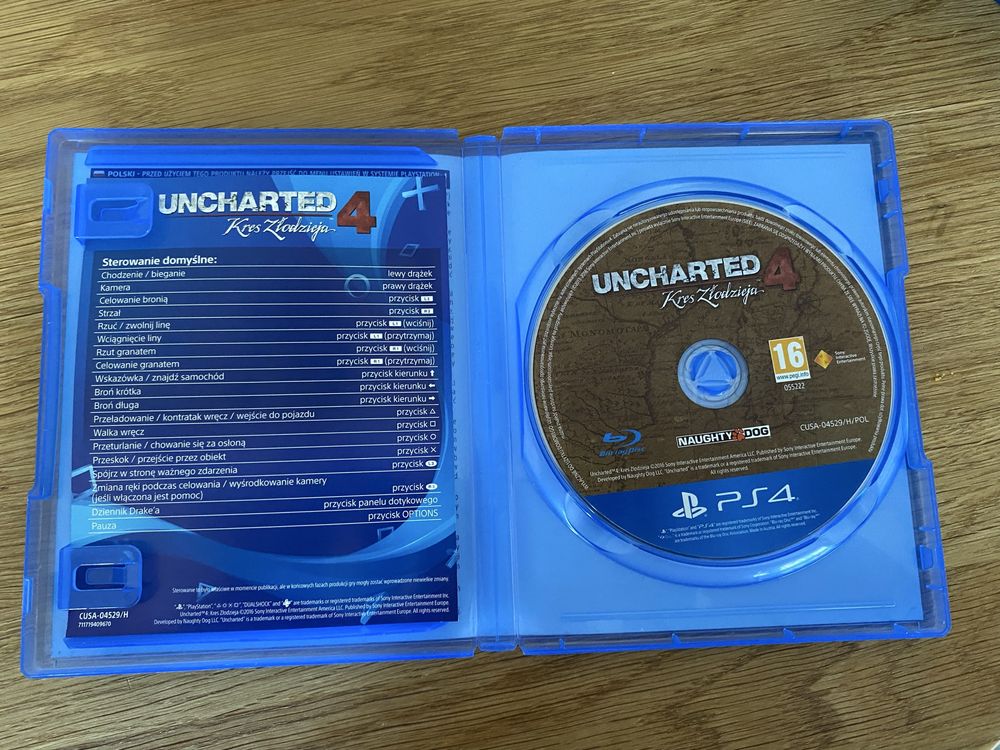 Uncharted 4 Kres Złodzieji PS4