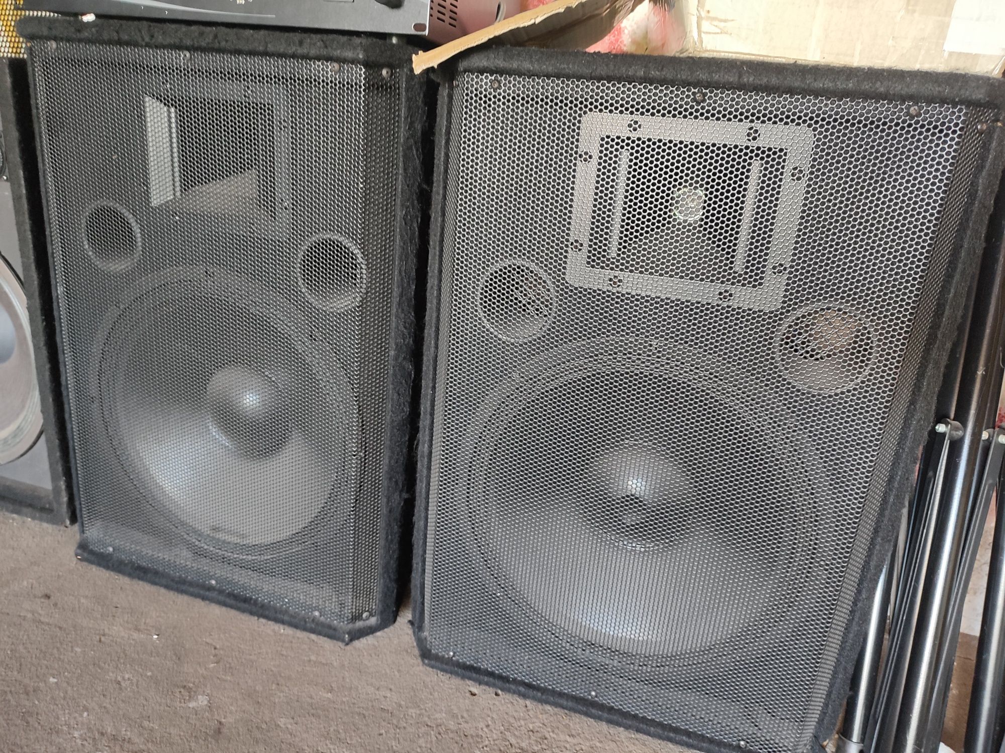 Kolumny estradowe 15" stan bdb jak nowe !
