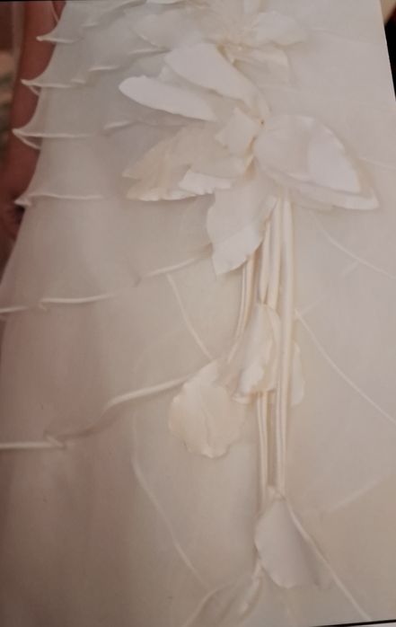 Vestido de Noiva e véu