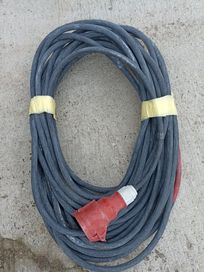 Kabel siłowy 5g2.5 wtyczki 16a,25m