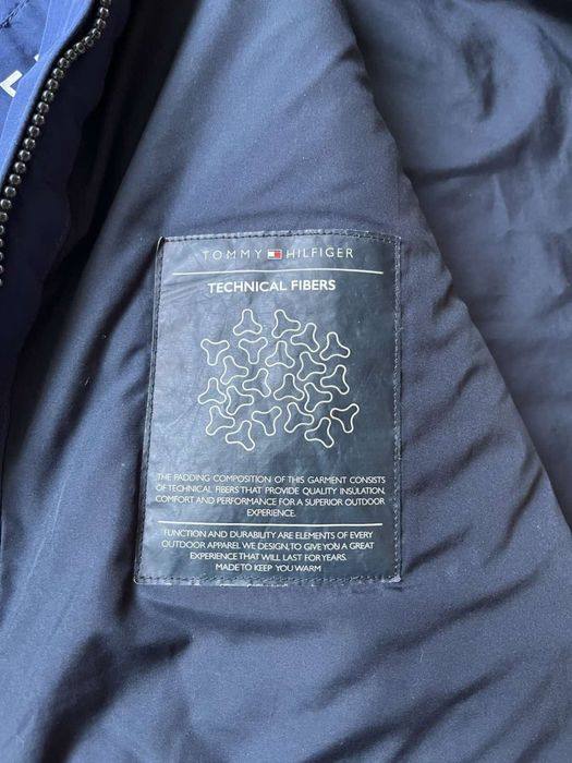 Чоловічий анорак Tommy Hilfiger Nylon Fleece Rain Jacket Розмір XL