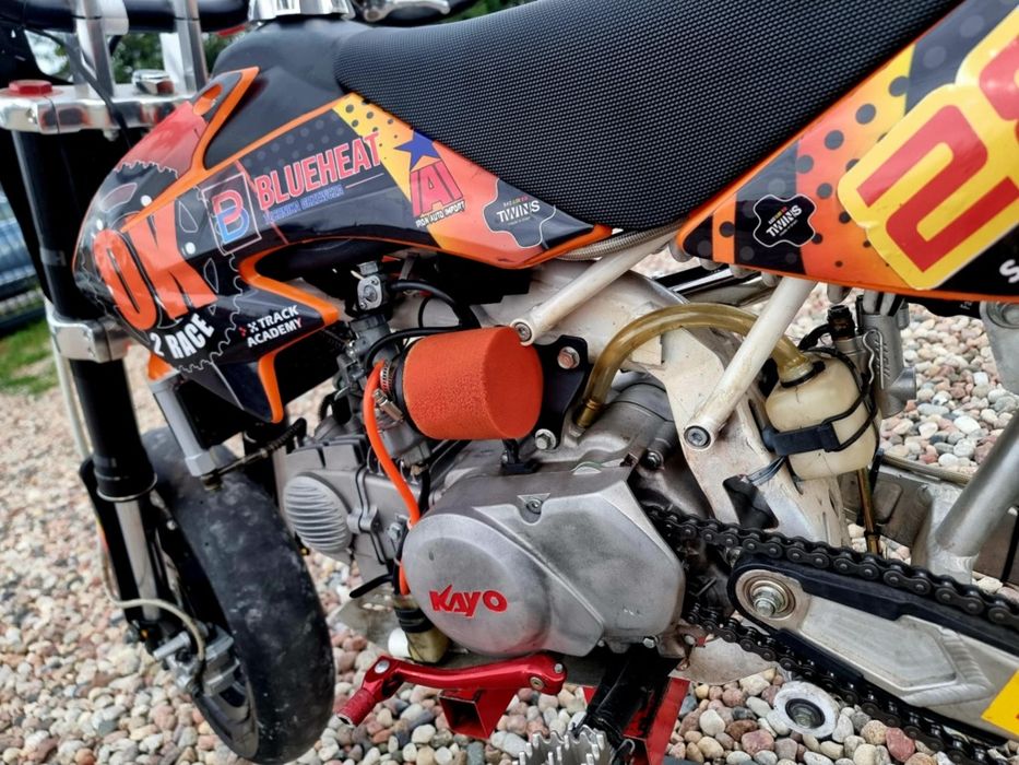 Pit Bike KAYO MRF 140SM Supermoto 09/2021r, super stan, torówka, slik