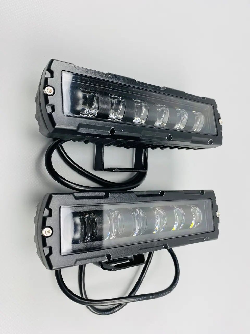 Прямокутна протитуманна світлодіодна фара LED 6 Led діодів 3D