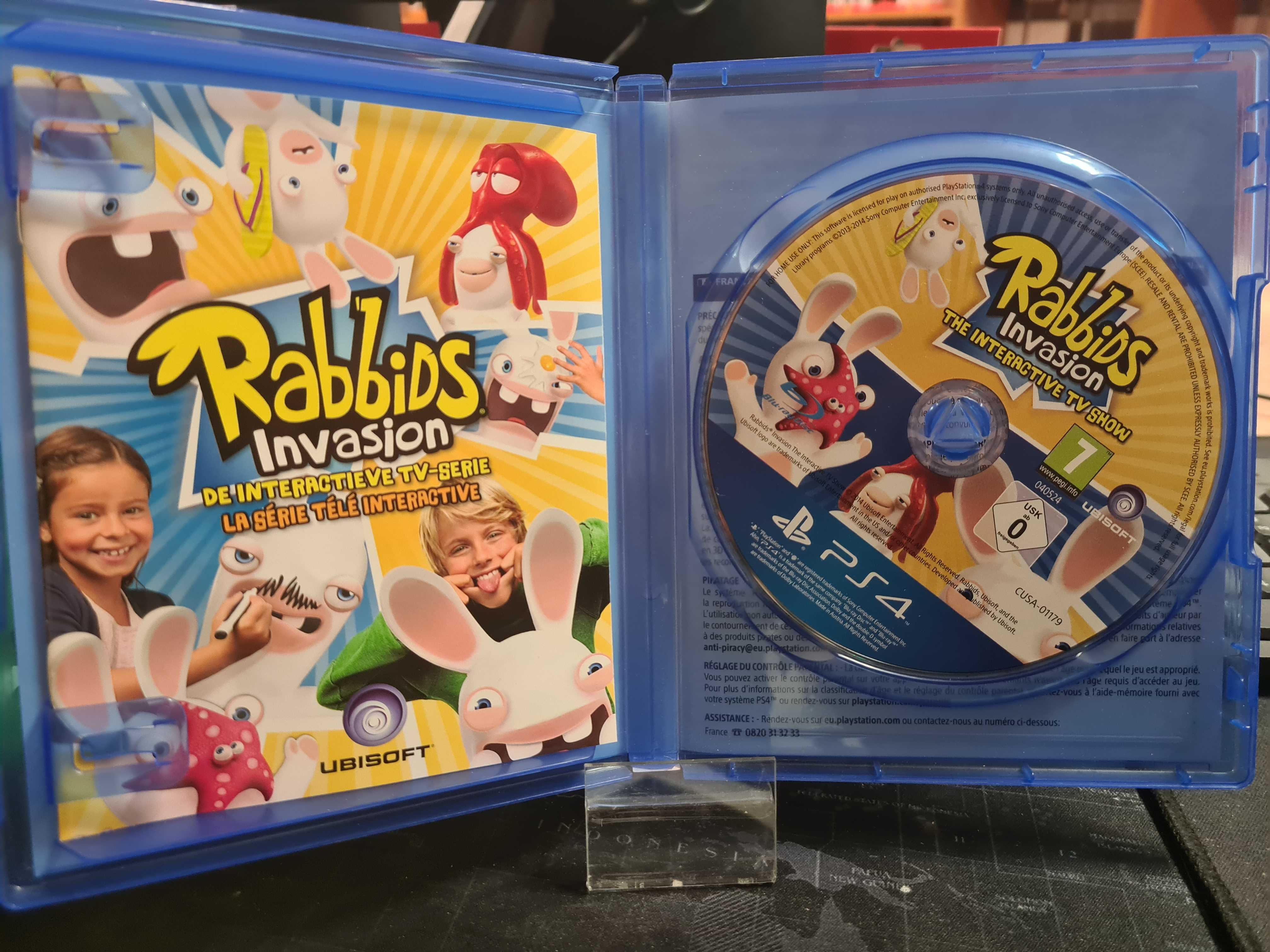 Rabbids Invasion: Interaktywny program TV PS4 Sklep Wysyłka Wymiana