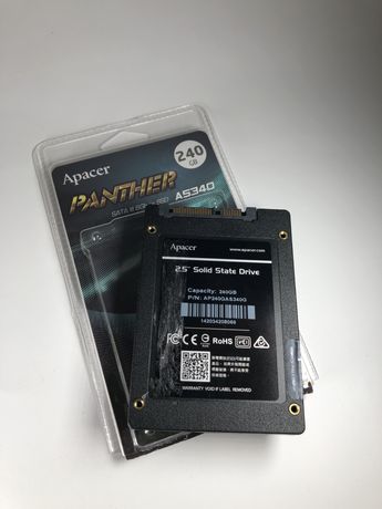SSD диск 240gb Apacer AS340 HDD 500gb Toshiba