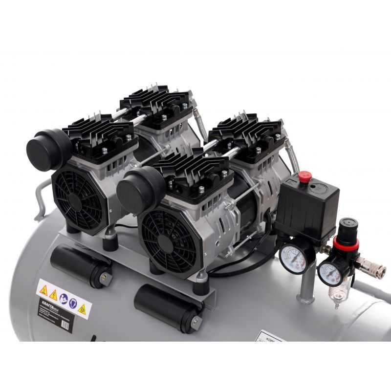 Kompresor BEZOLEJOWY sprężarka 100L 2x1500W 230V/50Hz 8BAR