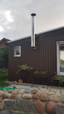 System kominowy fi 115, komin fi 115 nierdzewka, do sauny, pieca -  PL