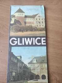 Mapa, plan miasta Gliwice