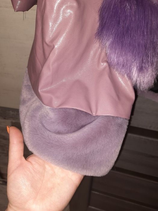 Продам плащ з шкірозамінника!!