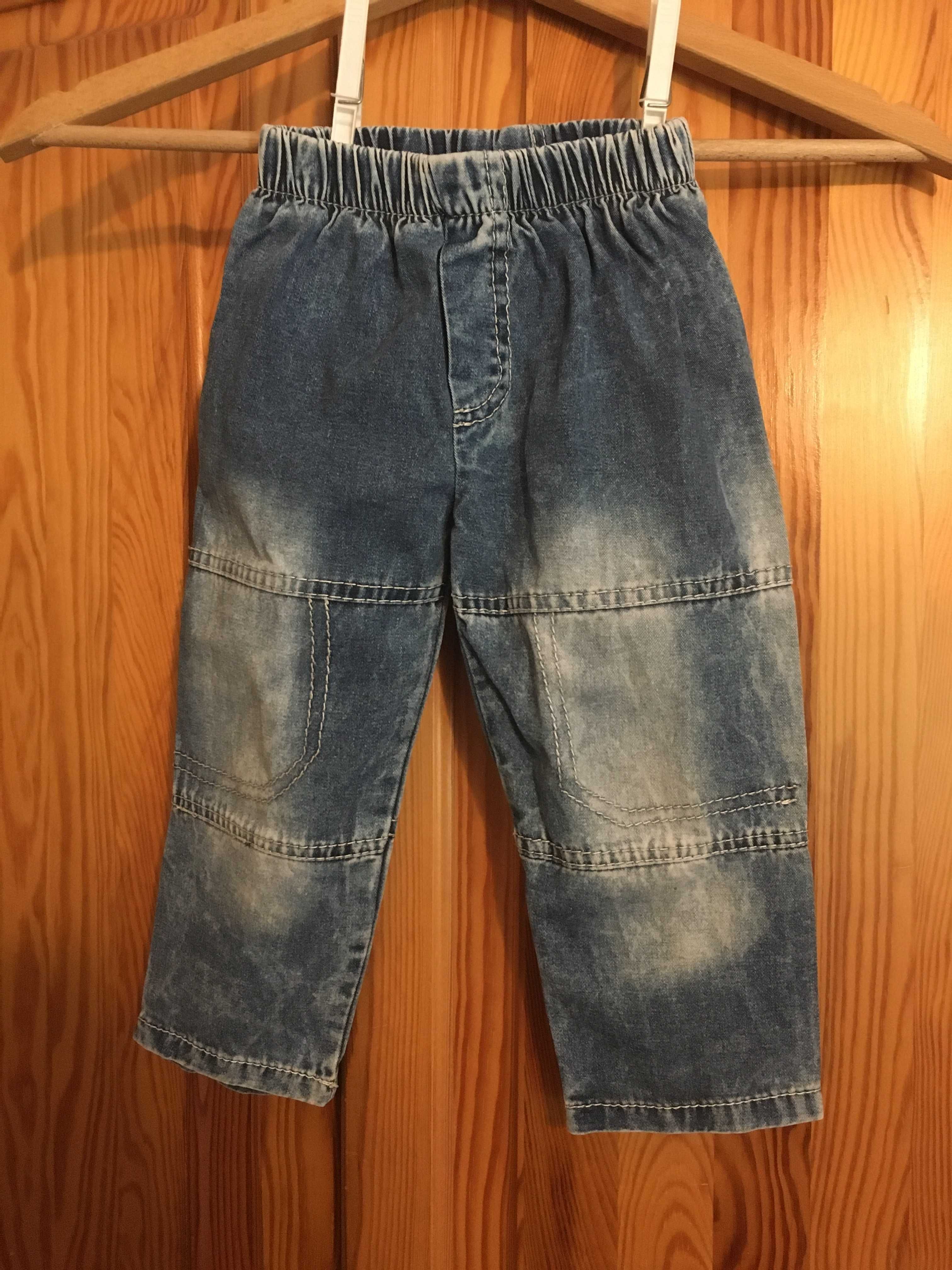 spodnie chłopięce  jeans spodnie jeasnowe dla chłopca r 86