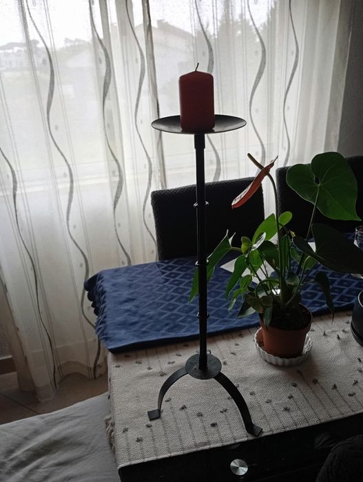 Porta velas de cheiro tipo tripe