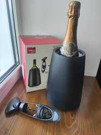 Охолоджувач для вина vacu vin + Штопор
