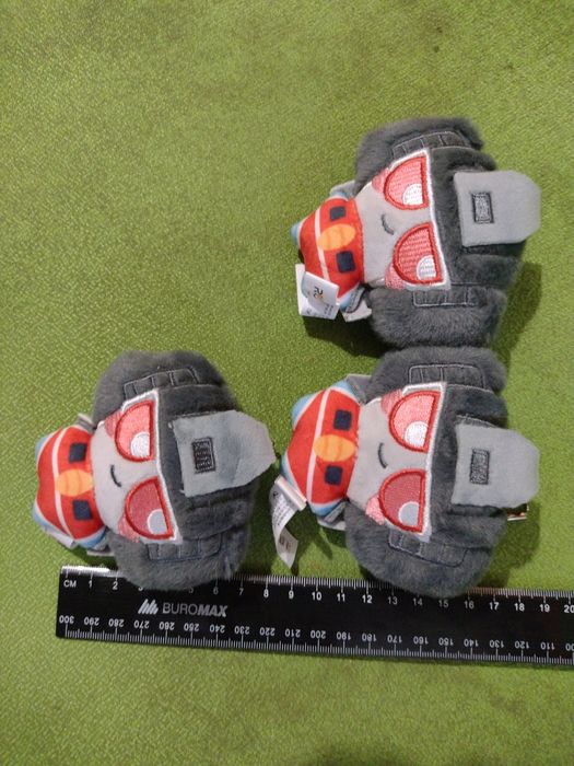 плюші Старскрім1️⃣, Бамблбі2️⃣, Хотрод2️⃣