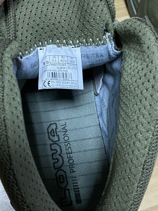 Знижка! 42,5р. Берці ОРИГІНАЛ ботінки LOWA Zephyr MK2 GTX Mid TF