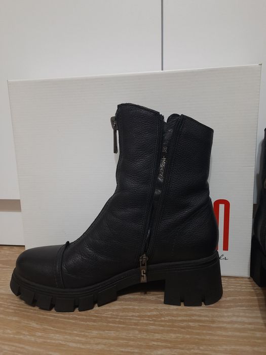 Чобітки ботінки шкіра утеплені