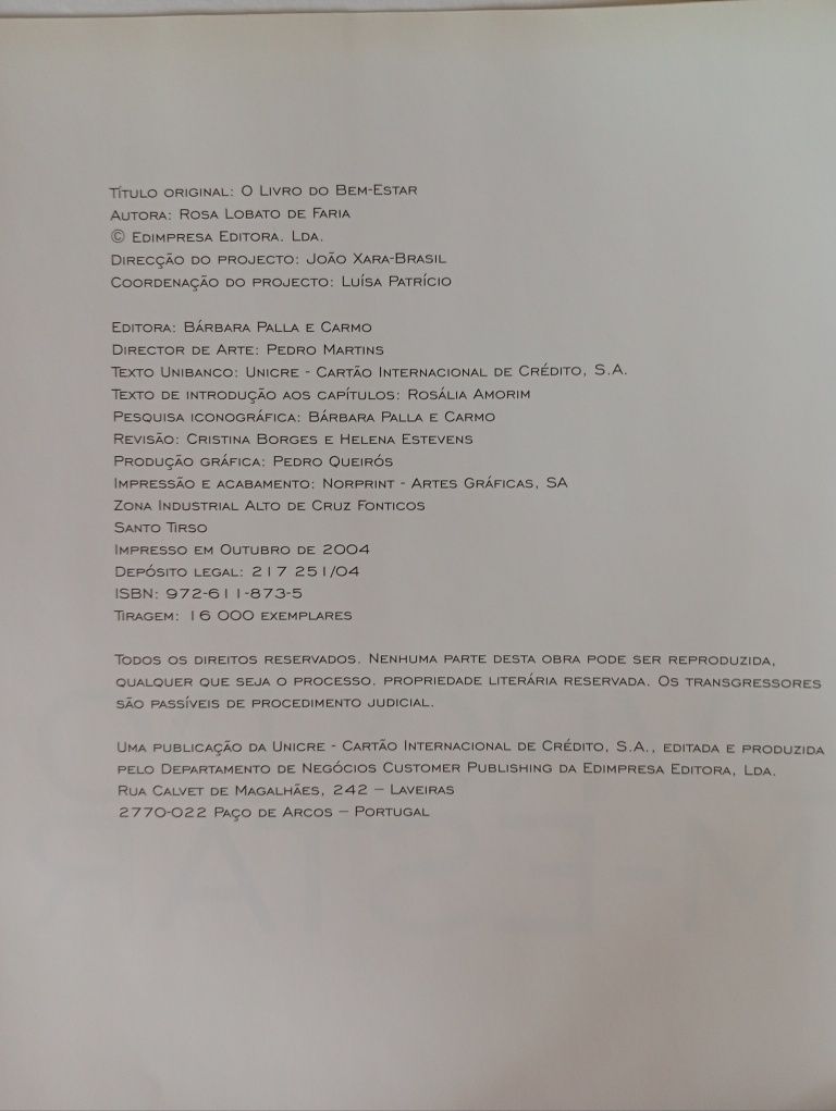 O livro do bem-estar