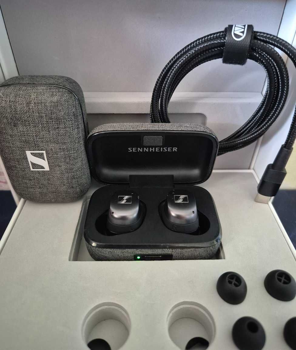 Sennheiser Momentum TWS 3 GRAFIT i extra etui