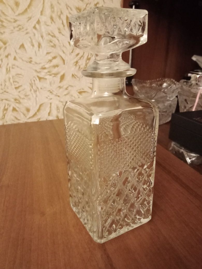 Штоф хрусталь(виски,коньяк)