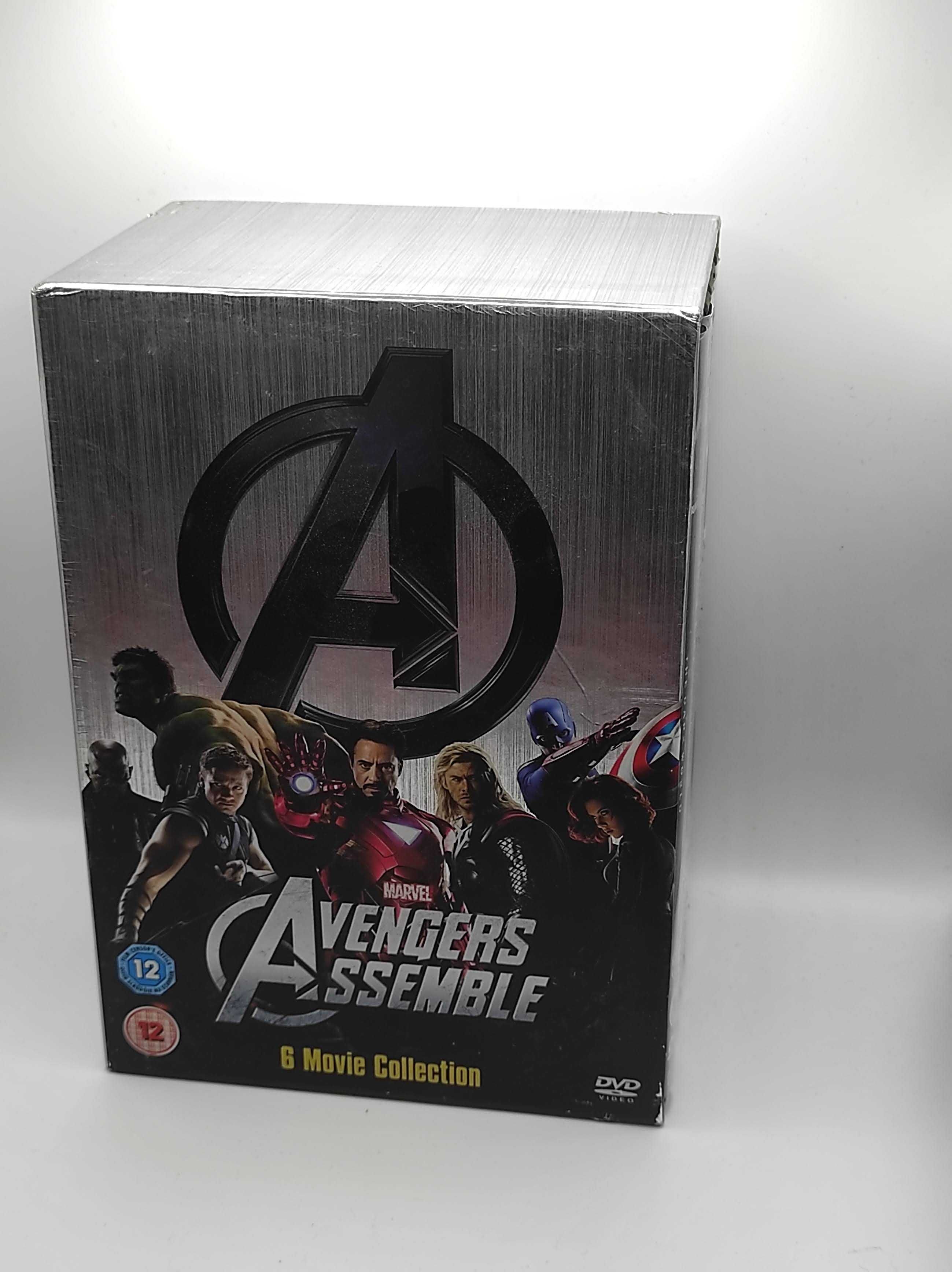 DVD Avengers kolekcja 6 filmów 1 faza MCU DVD