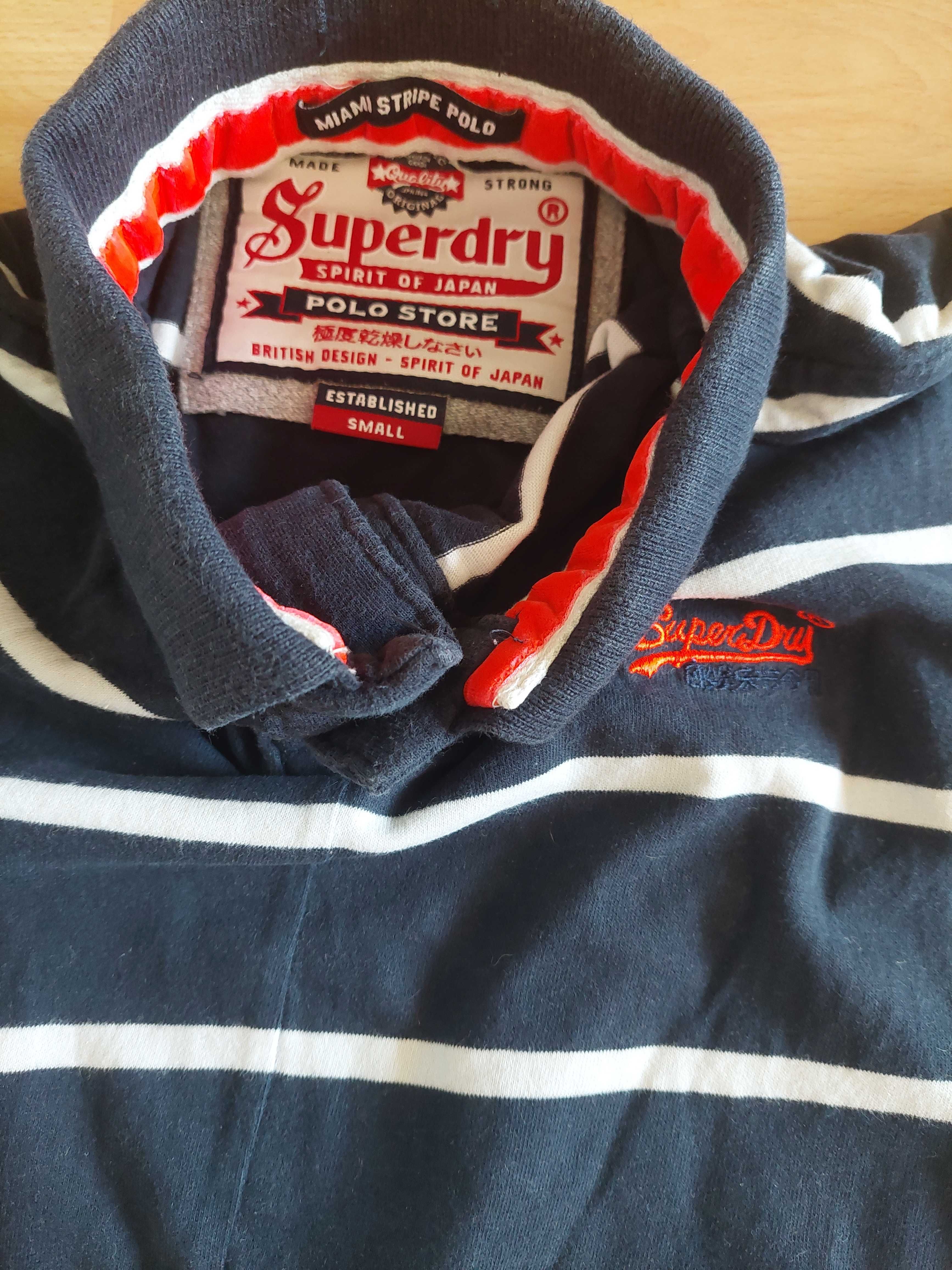 Koszulka polo Superdry Miami Stripe Polo rozmiar S