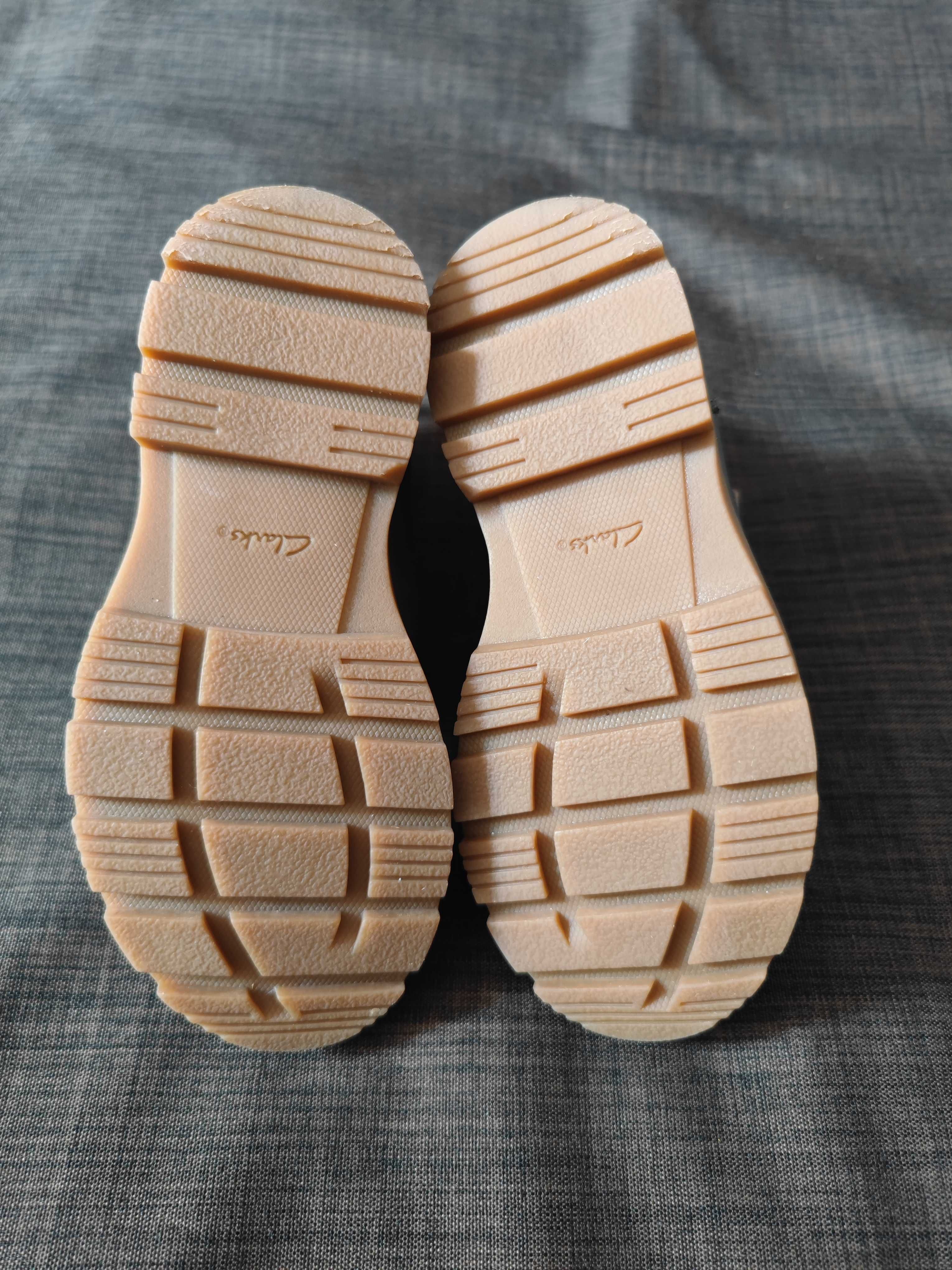 Детские кожаные ботинки Clarks Heath Strap(27р.16,5-17см.)