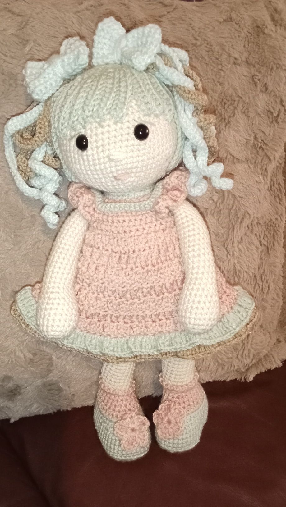 Boneca crochê artesanal