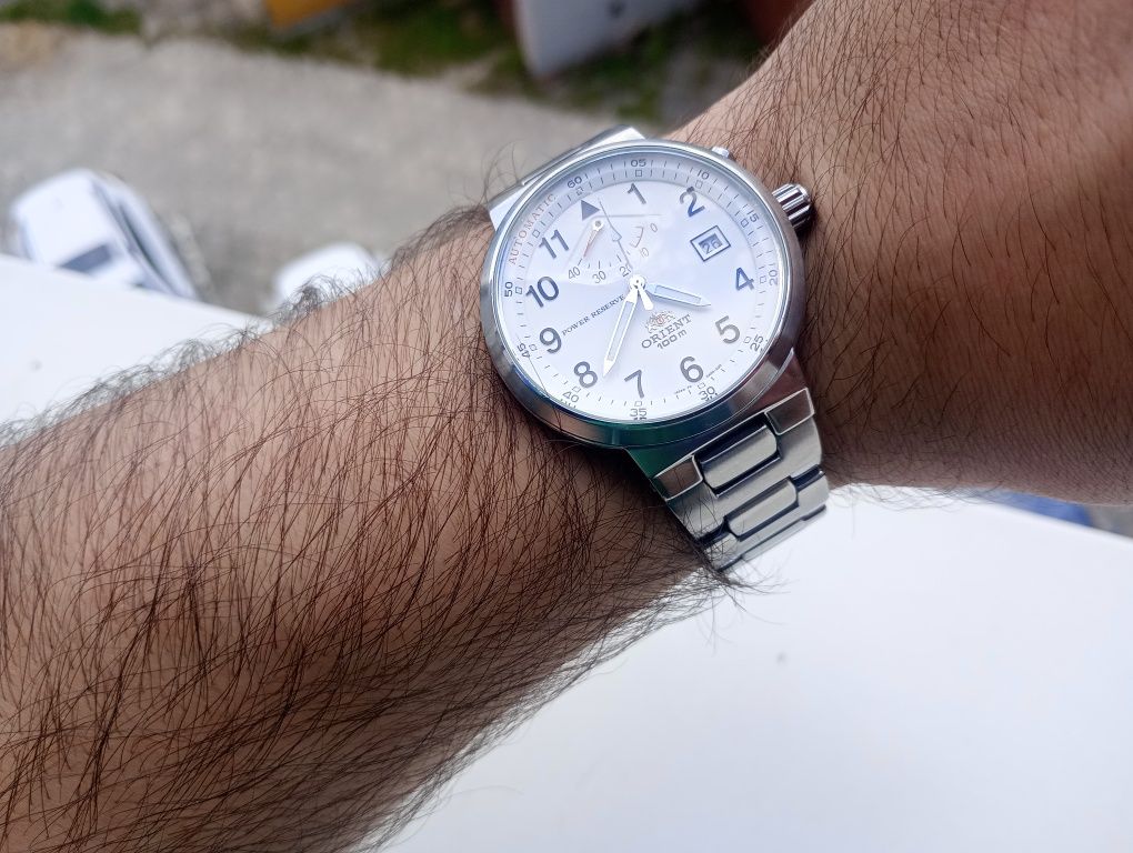 Perła zegarek orient power Reserve 100m ni seiko certina omega poljot