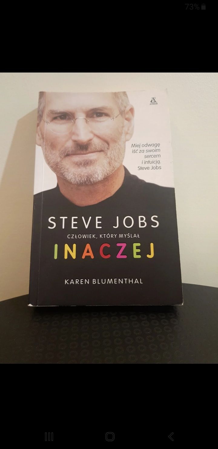 Książka Steve Jobs Człowiek który Myślał Inaczej Karen Blumenthal