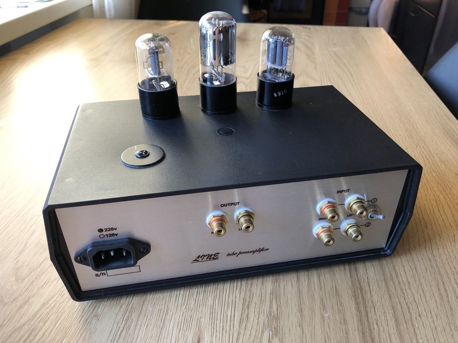 Попередній ламповий підсилювач Line від О. Шевченка. Preamp. Малиш.
