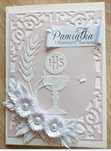 WYPRZEDAŻ Kartki na Komunię Świętą RĘKODZIEŁO quilling scrapbooking