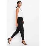 bonprix czarne spodnie haremki pumpy alladynki 32-34