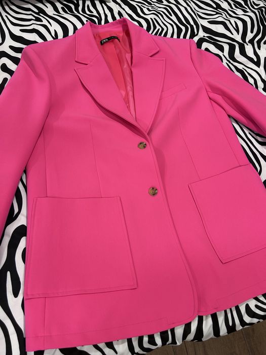 Blazer cor fúcsia da Zara