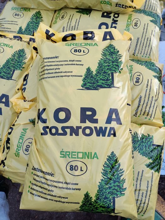 PRODUCENT.Kora sosnowa 80 L,Darmowa Dostawa