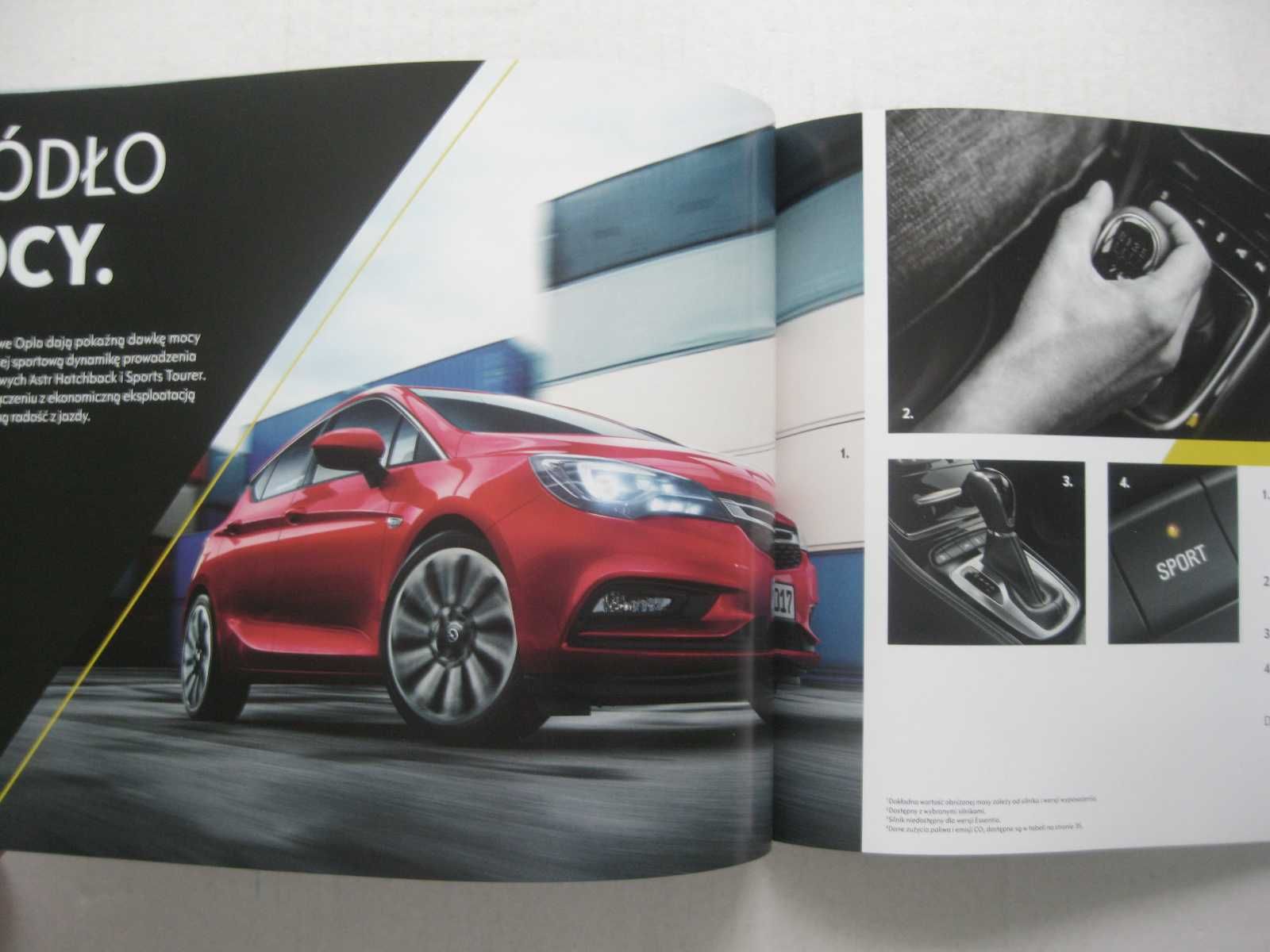 OPEL Astra K Prospekt Opel Astra V Katalog Folder OPEL Astra 2018r PL