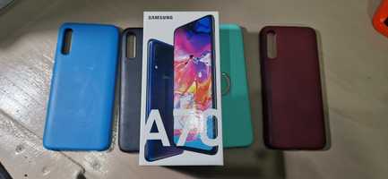 Samsung A70 caixa e capas