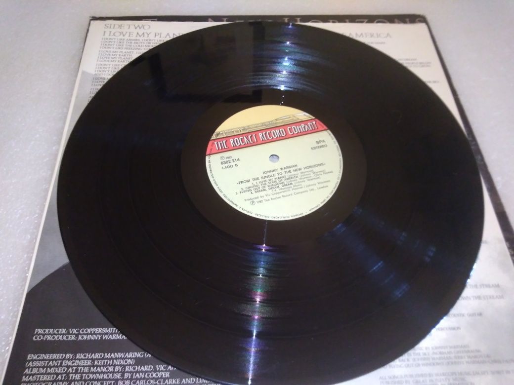 Antigo Vinil Álbum johnny warman de 1982