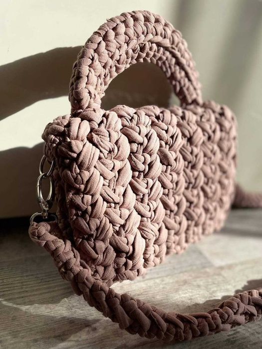 Torebka na szydełku handmade rękodzieło