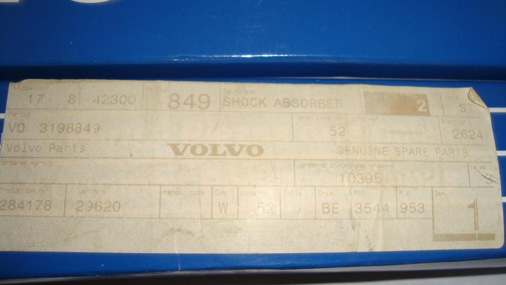 Амортизатор кабины Volvo FH, FM (задний горизонтальный) (3198849)