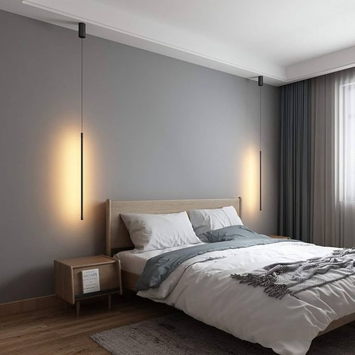 2 szt Lampa wisząca Ritif LED 3000 K, nowoczesne, regulacja wysokości