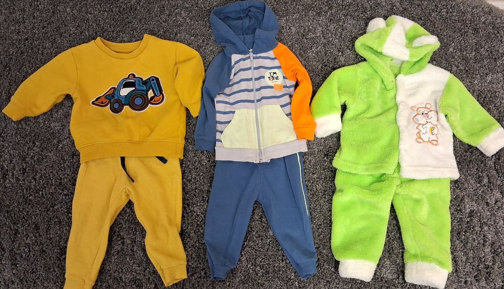 Лот одягу, пакет одягу для хлопчика 74 - 80, кофтинки, костюми