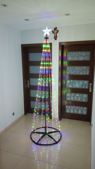 Choinka led na zewnątrz i wewnątrz 230cm