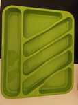 Porta talheres verde