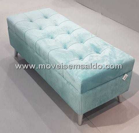 Banquetas de Cama Estofadas - Fazemos todas as medidas e cores.