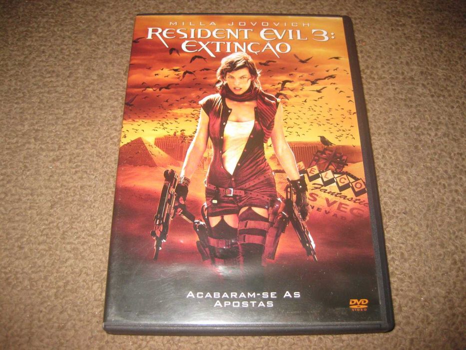 DVD "Resident Evil 3: Extinção" com Milla Jovovich