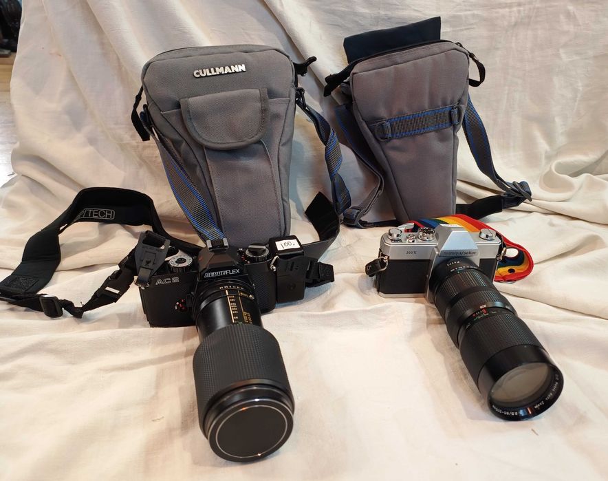 Máquinas Fotográficas Revueflex AC2 e Mamiya Sekor 500TL