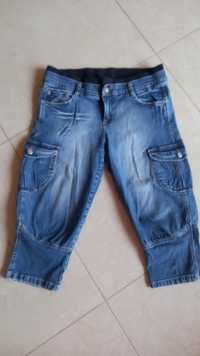 Jeansy spodnie krótkie xl42 oryginalny fason
