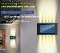 Lampka solarna - kinkiet LED - 8LED - zewnętrzna - dekoracyjna - 8szt