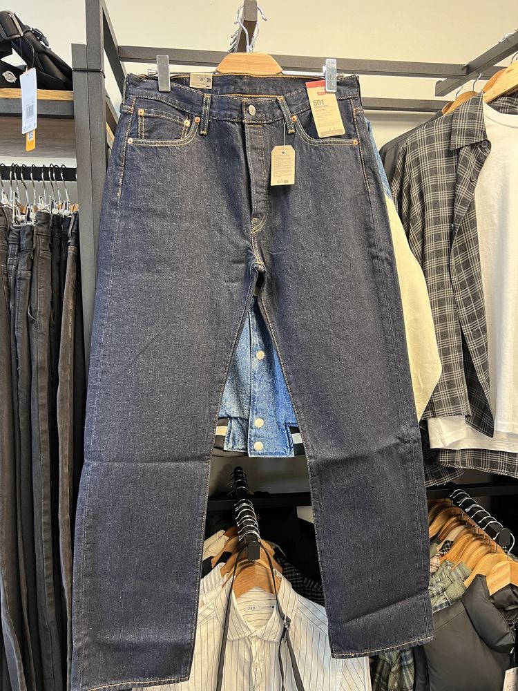 Темно сині Джинси Levi’s 501 Straight Fit