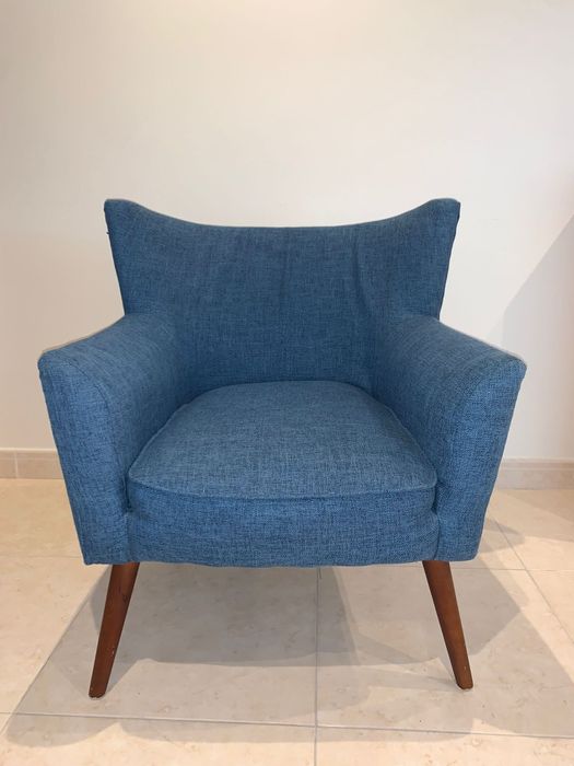 Cadeirão  de cor azul